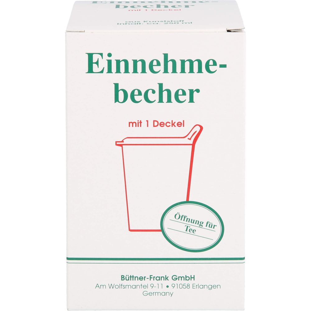 Einnehmebecher Kunststoff m.abnehmb.Trinkdeckel 1 St