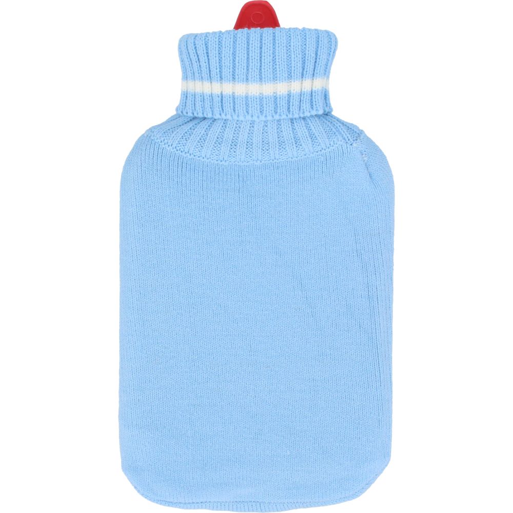 Wärmflasche Gummi 2 l m.Rollkragenpullover Bezug 1 St