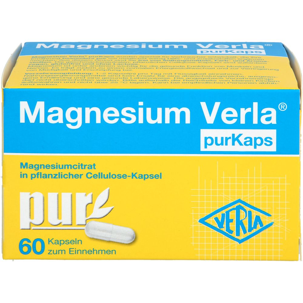 Magnesium Verla purKaps 60 St