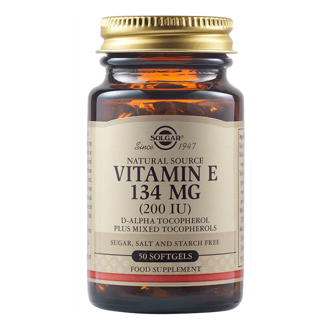 Vitamina E naturala 134 mg, 50 capsule, Solgar