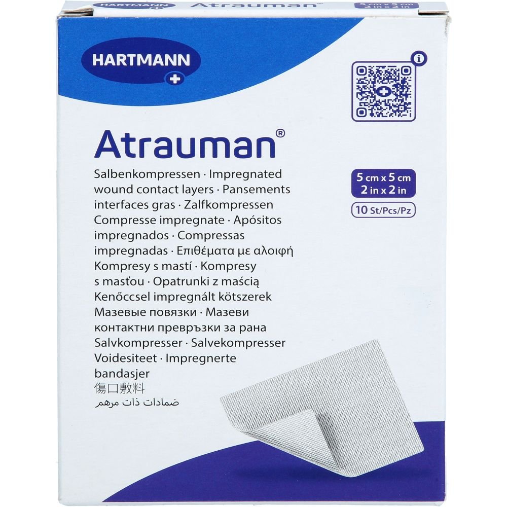 Atrauman 5x5 cm steril Kompressen 10 St