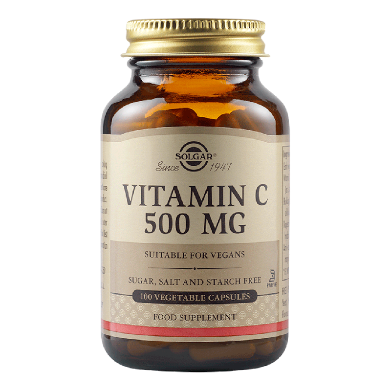 Vitamin C 500mg, 100 capsule, Solgar
