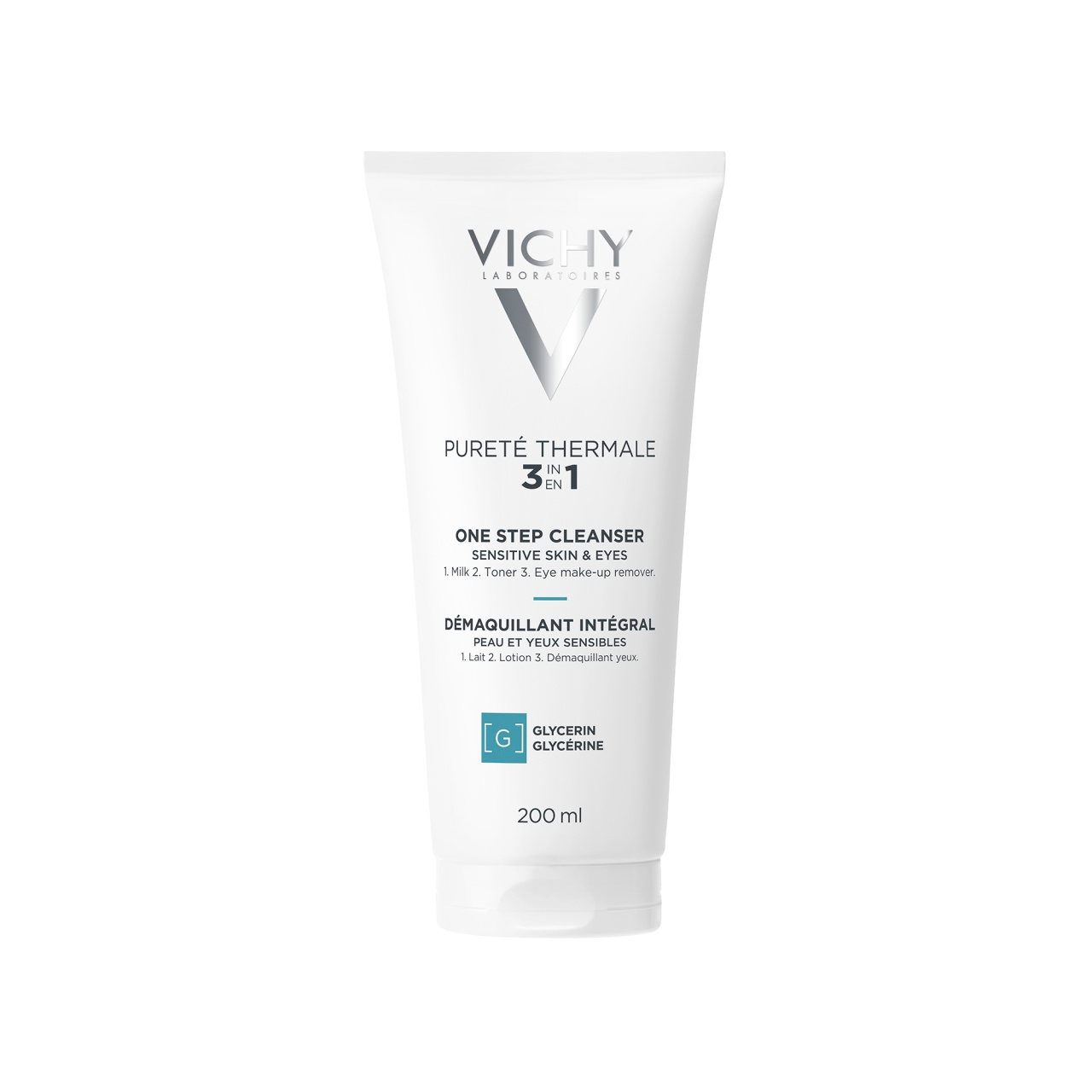 Demachiant integral 3 in 1 Purete Thermale, 200 ml, Vichy