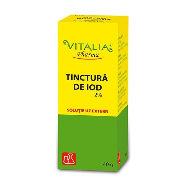 Tinctura de iod 2% x 40g (Vitalia)