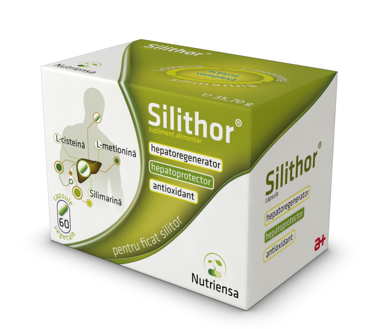 Silithor 60 capsule Antibiotice SA