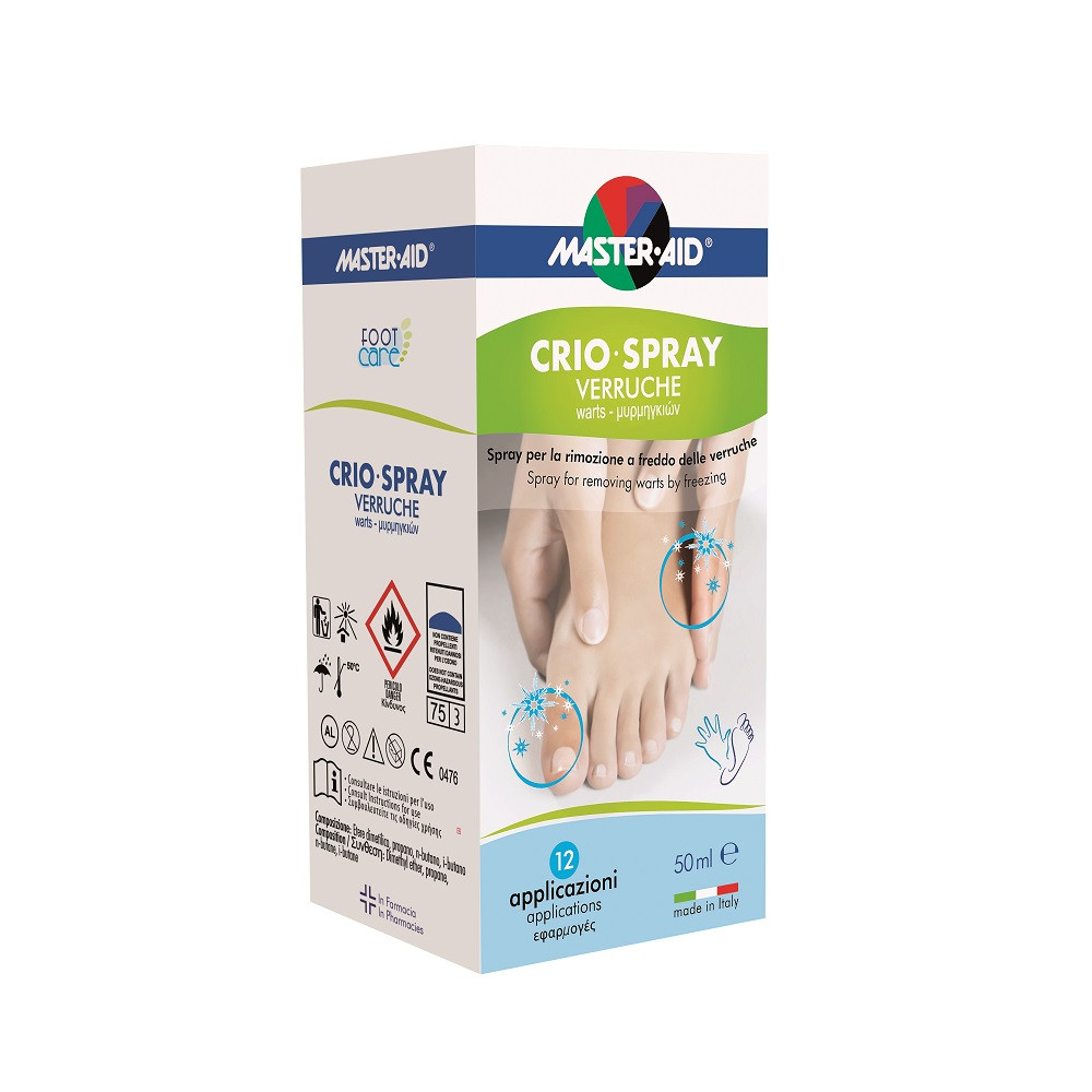 Spray pentru indepartarea negilor Crio Spray Verruche,Foot Care, 50 ml