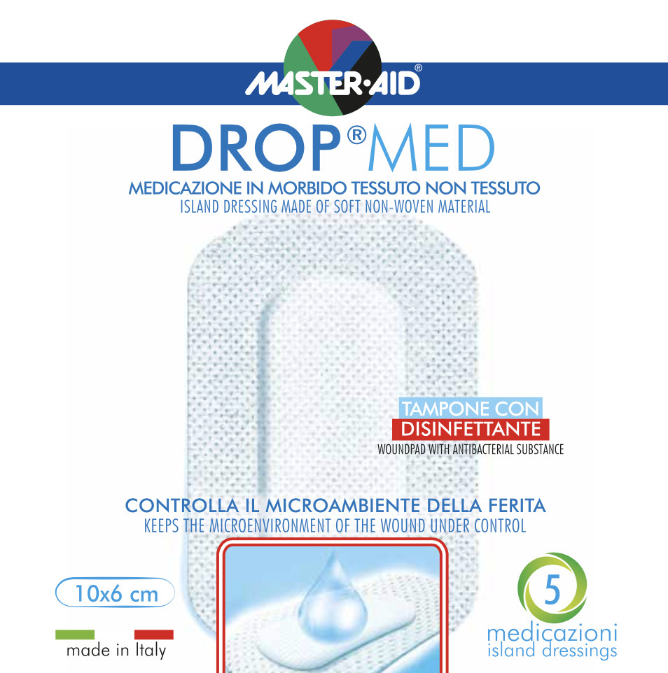 MASTER-AID Drop Med pansament postoperator 10x6cm x5buc