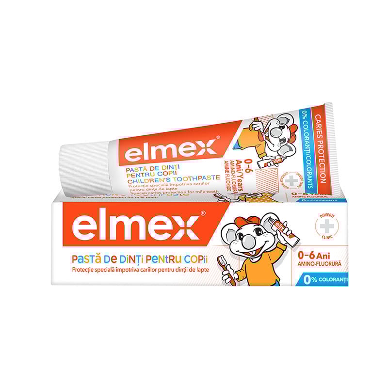Pasta de dinti copii 0-6 ani 50 ml, Elmex