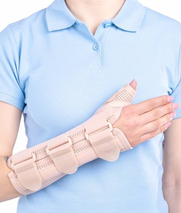 Aerotec M Finger M4-St – Orteza fixa pentru incheietura, mana si deget, marimea 4, mana stanga