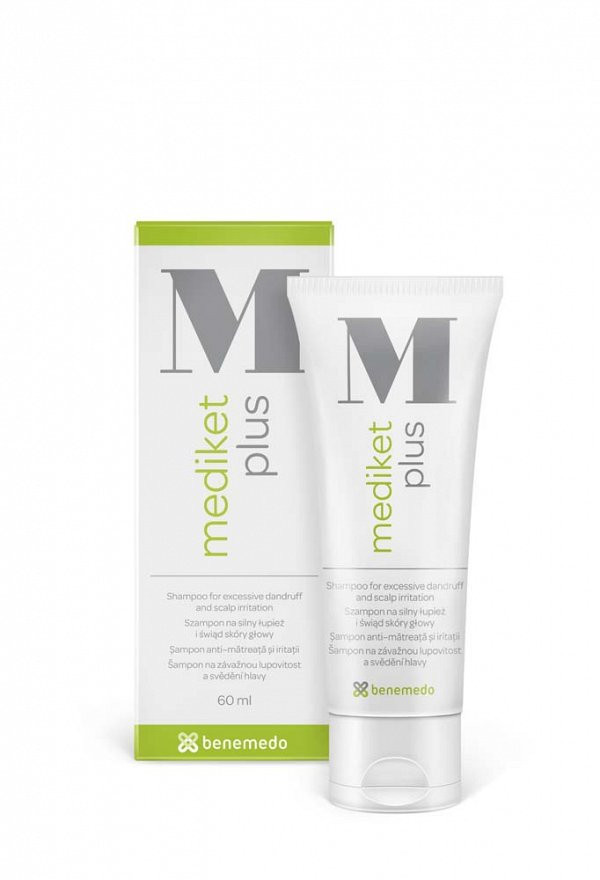 Sampon dermatologic anti–matreata si iritatii Mediket Plus, 60 ml, Benemedo