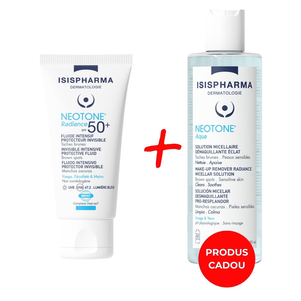 Isis Pachet Neotone Radiance Spf50+ 30ml + Neotone Aqua 250ml
