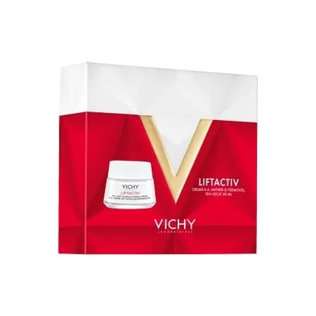 Vichy Liftactiv H.A. – Pachet antirid si fermitate pentru ten uscat si sensibil