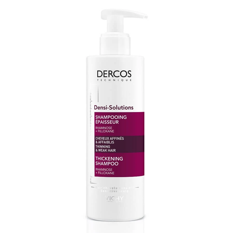 Șampon pentru părul subțire și slăbit cu efect de densificare Dercos Densi-Solutions, 250 ml, Vichy