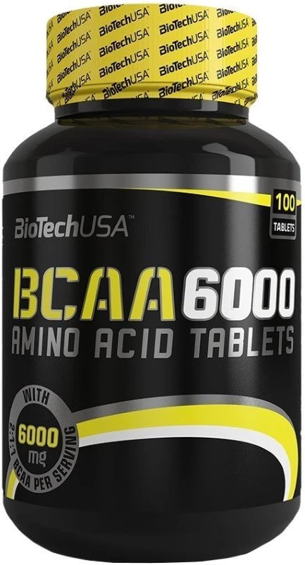 BCAA 6000 mg, 100 comprimate, Biotech USA