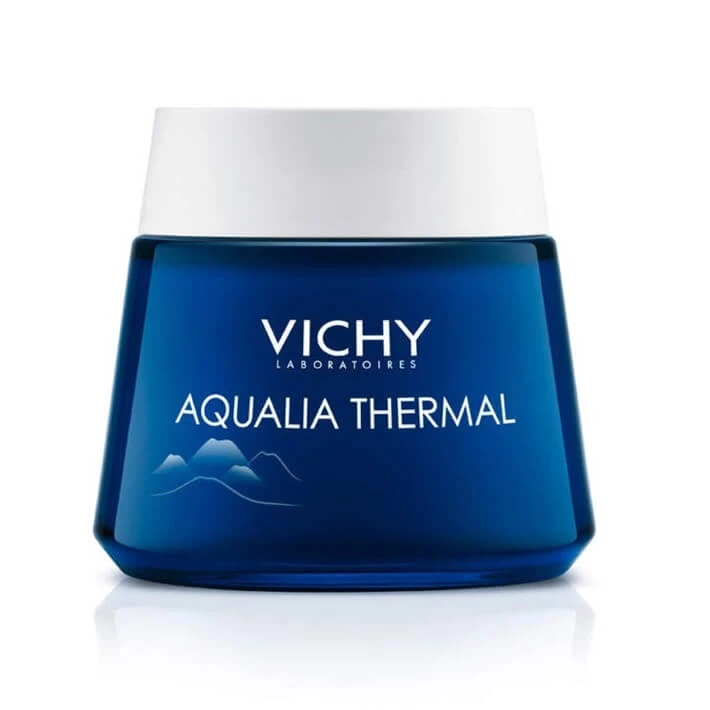 Gel-cremă hidratant de noapte cu efect anti-oboseală Aqualia Thermal SPA, 75 ml, Vichy