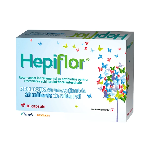 Hepiflor adulți, 10 capsule, Terapia