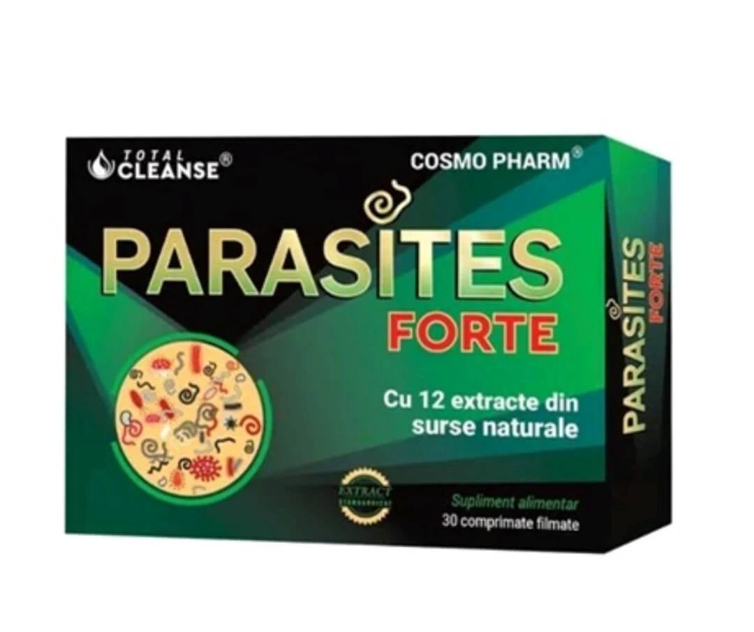 Parasites Forte, 30 comprimate, Cosmopharm