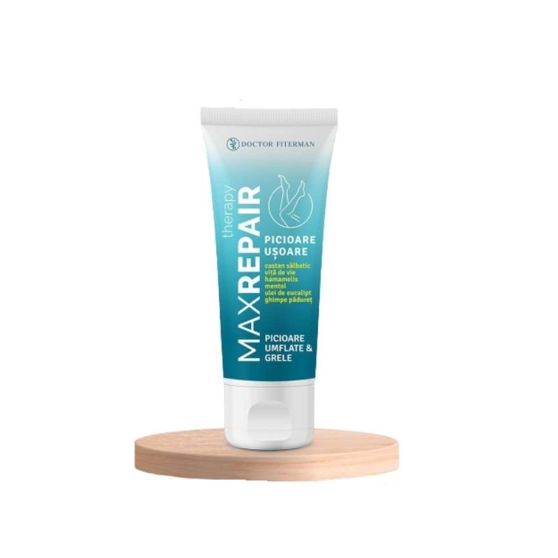 Crema pentru picioare usoare Maxrepair Therapy, 75 ml, Dr. Fiterman