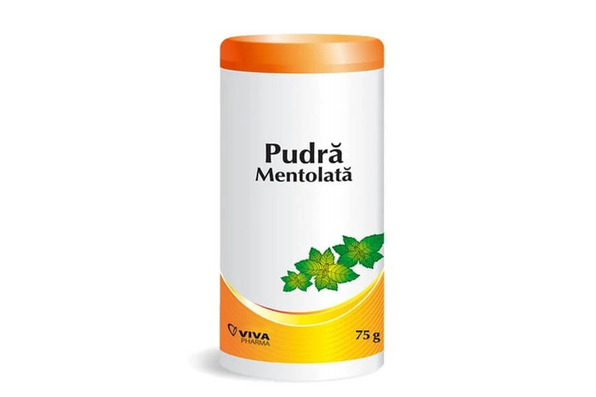 Pudra mentolată, 75 g, Vitalia
