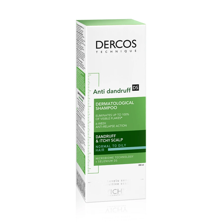 Şampon anti-mătreață pentru păr normal-gras Dercos, 200 ml, Vichy