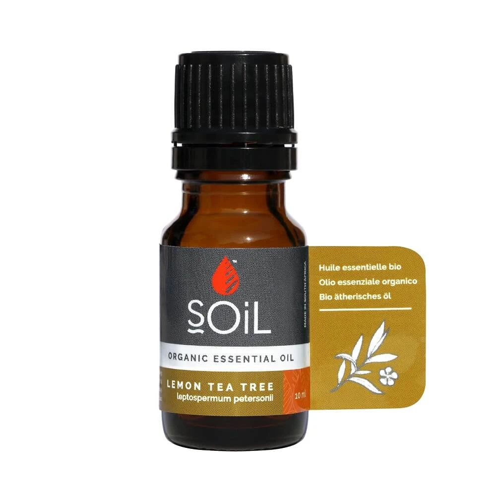 Ulei Esențial Arbore de Ceai Lămâios  Pur 100% Organic, 10 ml, SOiL