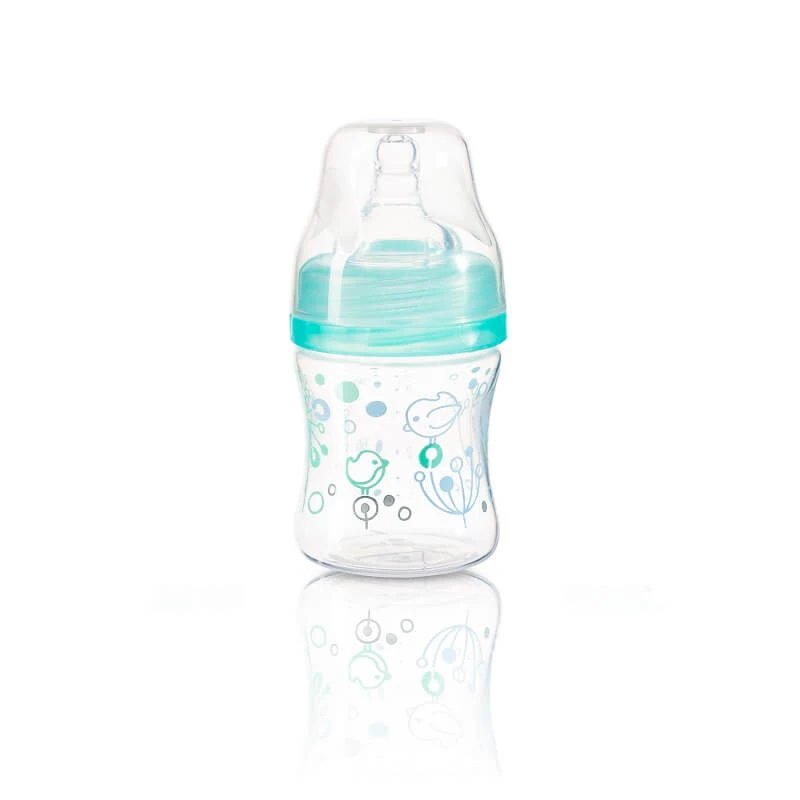 Biberon din Plastic cu gat larg, 120 ml, Babyono