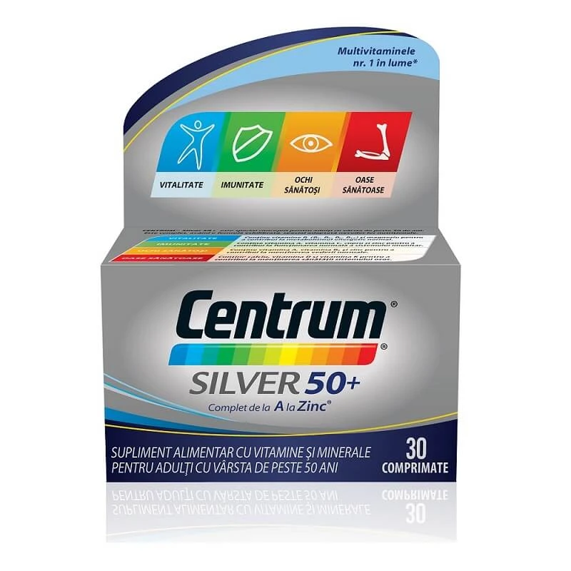 Centrum de la A la Z Silver 50+, 30 comprimate
