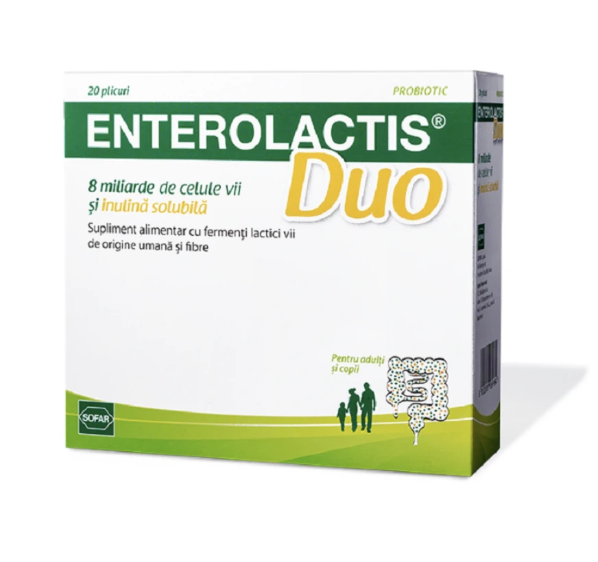 Enterolactis Duo, 20 pliculețe, Sofar