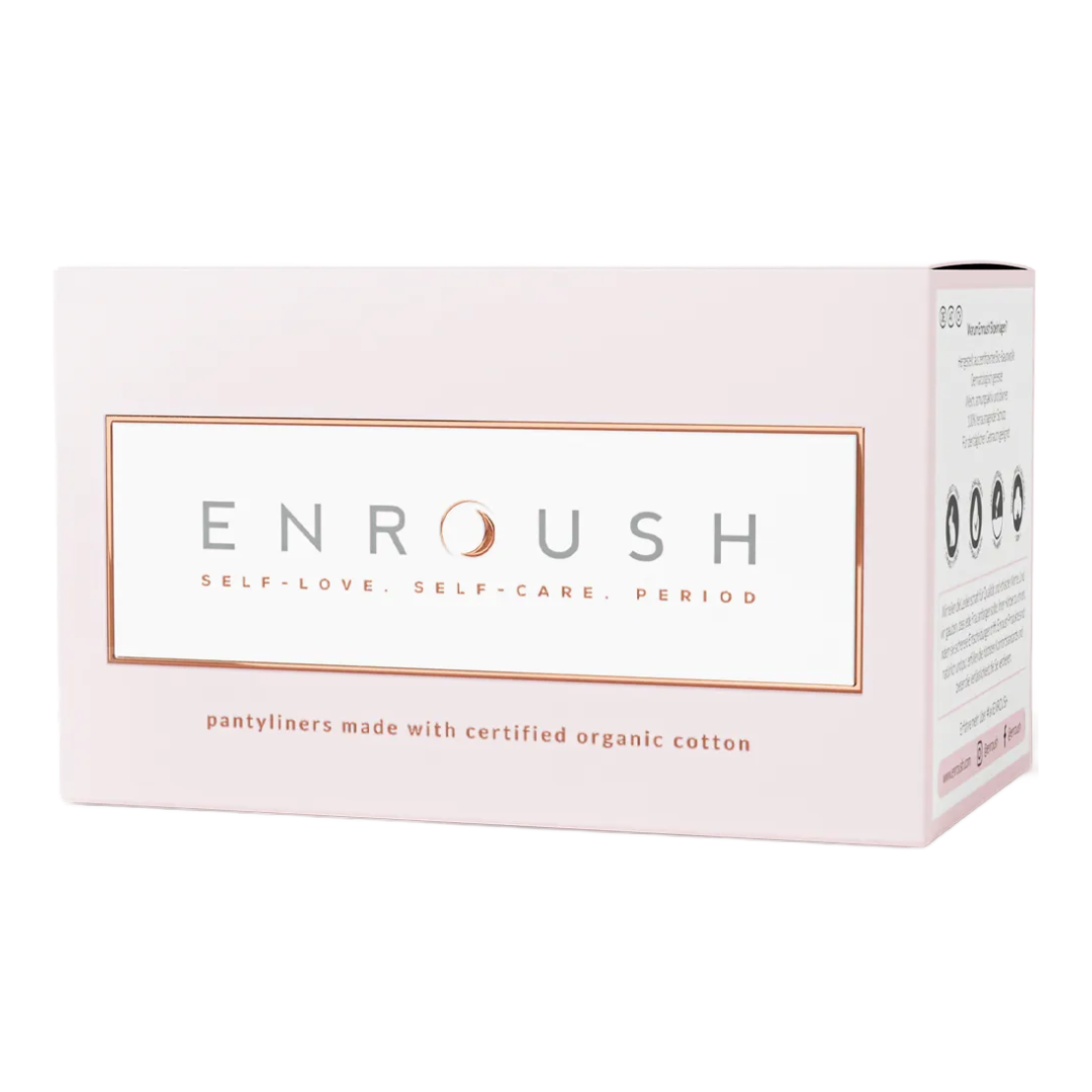 Absorbante zilnice din bumbac organic, 24 bucati, Enroush