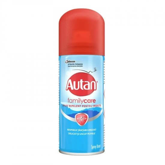 Spray repelant pentru insecte Family Care, 100 ml, Autan