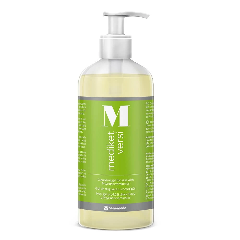 Gel de duș Mediket Versi pentru corp și păr, 500 ml, Benemedo