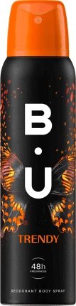 B.U. TRENDY Deodorant spray pentru corp, 150 ml