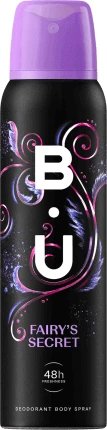 B.U. FAIRY'S SECRET Deodorant spray pentru corp, 150 ml