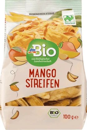 DmBio Bucați de mango, 100 g