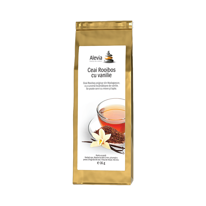 Alevia Ceai rooibos cu vanilie, 35 g