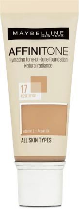 Maybelline New York Affinitone fond de ten 17 Rose Beige, 30 ml