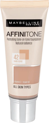 Maybelline New York Affinitone fond de ten 42 Dark Beige, 30 ml