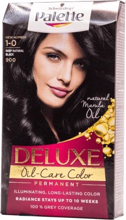 Palette Deluxe Vopsea permanentă 900/1-0 Negru Natural, 1 buc