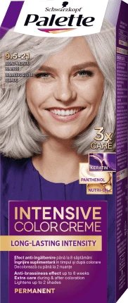Palette Intensive Color Creme Vopsea permanentă  9.5-21 Blond Argintiu Luminos, 1 buc