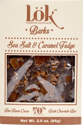 Lök Ciocolată cu caramel și sare marină, 85 g