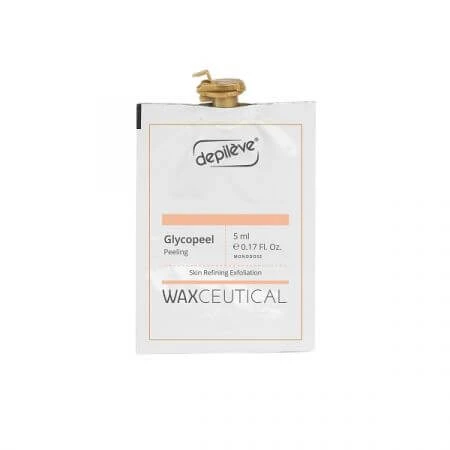 Exfoliant cu acid glicolic pre-epilare zone intime Depil Waxceutical Glycopeel, 10 x 5 ml, Depileve