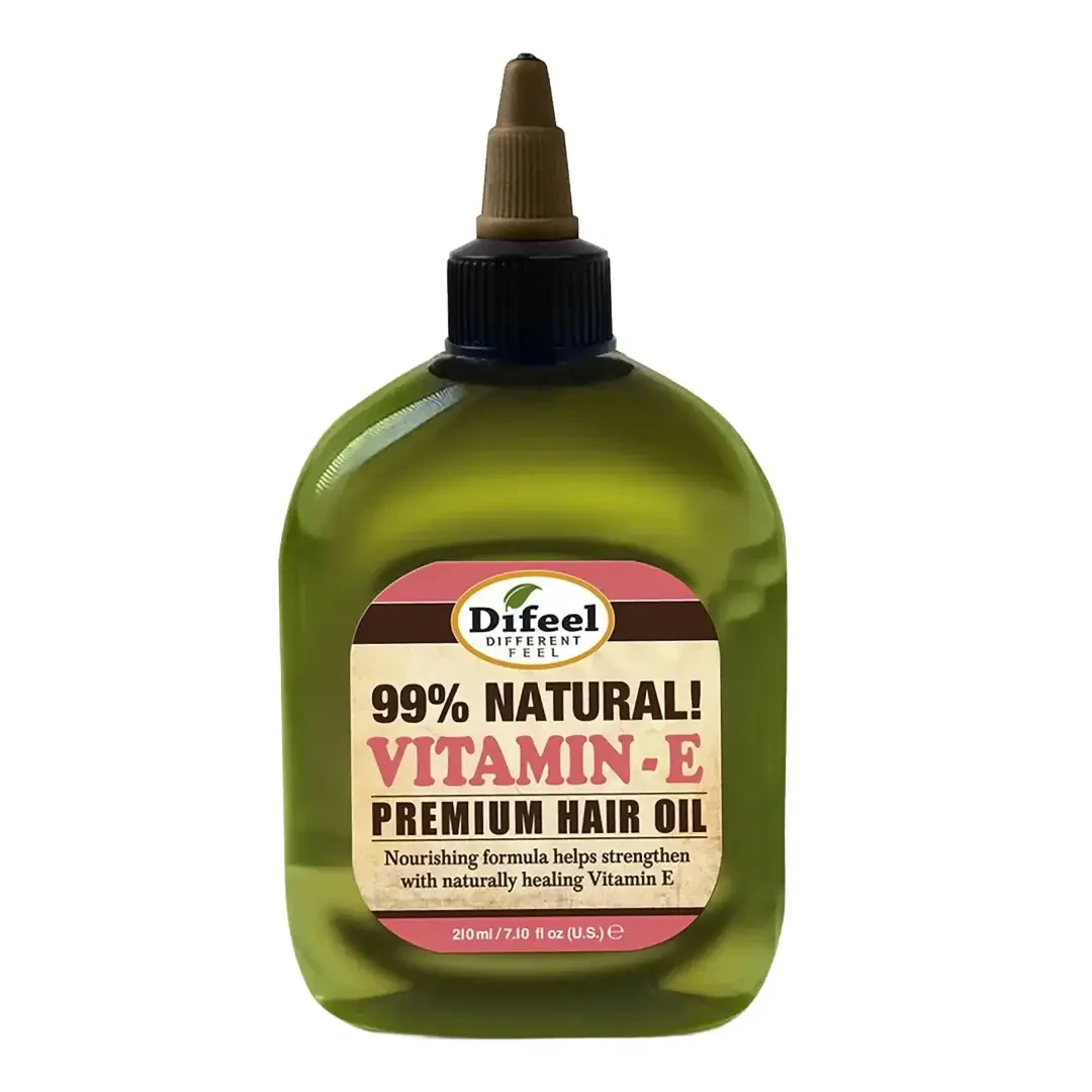 Ulei tratament premium pentru par Difeel 99% Natural cu Vitamina E, 75 ml