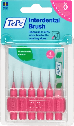 TePe Perii interdentare roz, 6 buc