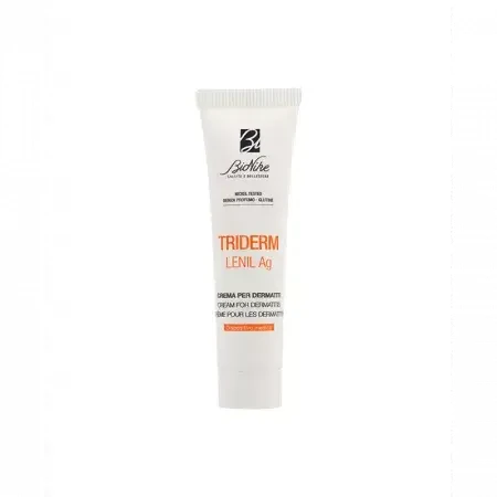 BioNike Triderm AG Crema cu argint coloidal pentru dermatite si eczeme cu risc de suprainfectie, 30 ml