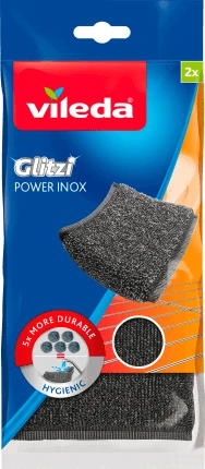 Vileda Burete power inox, 2 buc