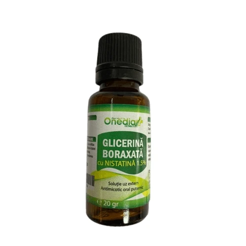 Glicerină boraxată cu Nistatină 1,5%, 20 g, Onedia