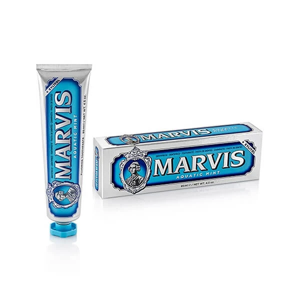 Pasta de dinti prospetime marina Aquatic Mint Marvis, 85 ml, Ludovico Martelli