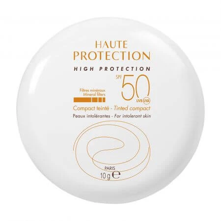 Fond de ten pentru protectie ridicata SPF 50+ Compact Beige, 10 g, Avene